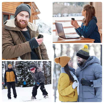 ThermaPocket™ Dual Rechargeable 6000mAh Hand Warmer – Portable, Magnetic & Reusable