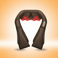 Theravox™ Neck & Back Massager with Heat – Electric Deep Tissue Kneading for Muscle Relief