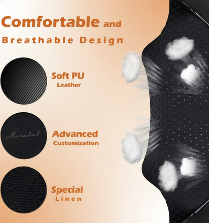 Theravox™ Neck & Back Massager with Heat – Electric Deep Tissue Kneading for Muscle Relief