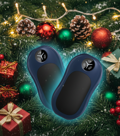 ThermaPocket™ Dual Rechargeable 6000mAh Hand Warmer – Portable, Magnetic & Reusable